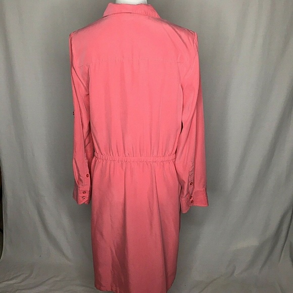 Soft Surroundings Shirt Dress LS With Roll-Tab Opt - Picture 4 of 8